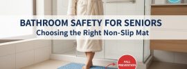 Bathroom Safety for Seniors: Choosing the Right Non-Slip Mat