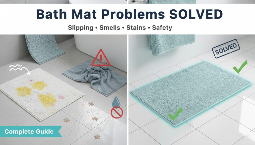 The Complete Guide to Bath Mat Problems (And How to Solve Them)